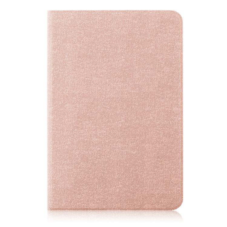 Cloth Coated Leather Stand Flip Shell for Huawei MediaPad T5 10 / Honor Pad 5 10.1 inch / Enjoy Pad 10.1 inch - Rose Gold-2