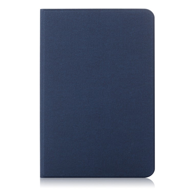 Guscio Tablet In Pelle Rivestita In Tessuto Per Huawei Mediapad T5 10 / Salvadanaio 5 10,1 Pollici / Goditi Il pad Da 10.1 Pollici - Blu Scuro-2