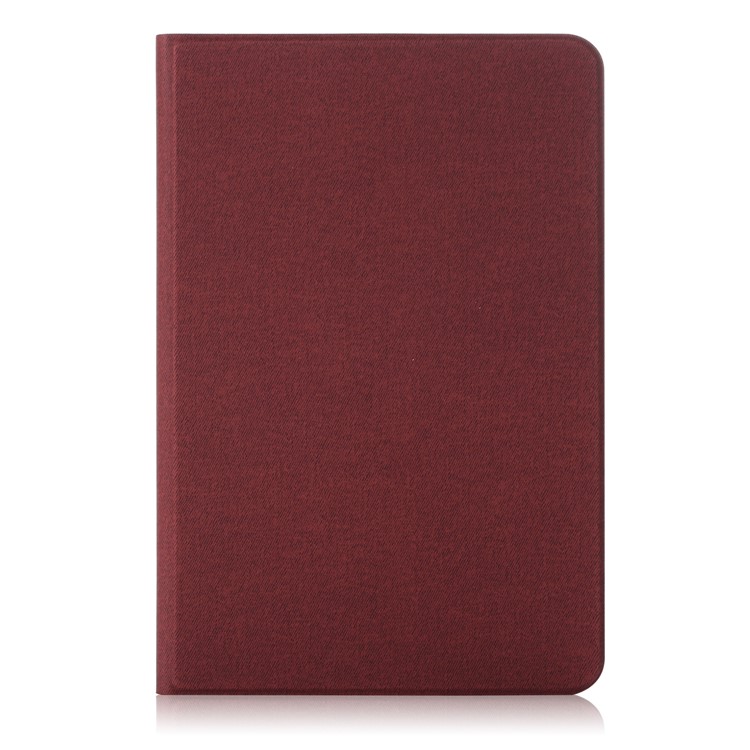 Cloth Coated Leather Stand Tablet Cover Case for Huawei MediaPad T5 10 / Honor Pad 5 10.1 inch / Enjoy Pad 10.1 inch - Brown-2