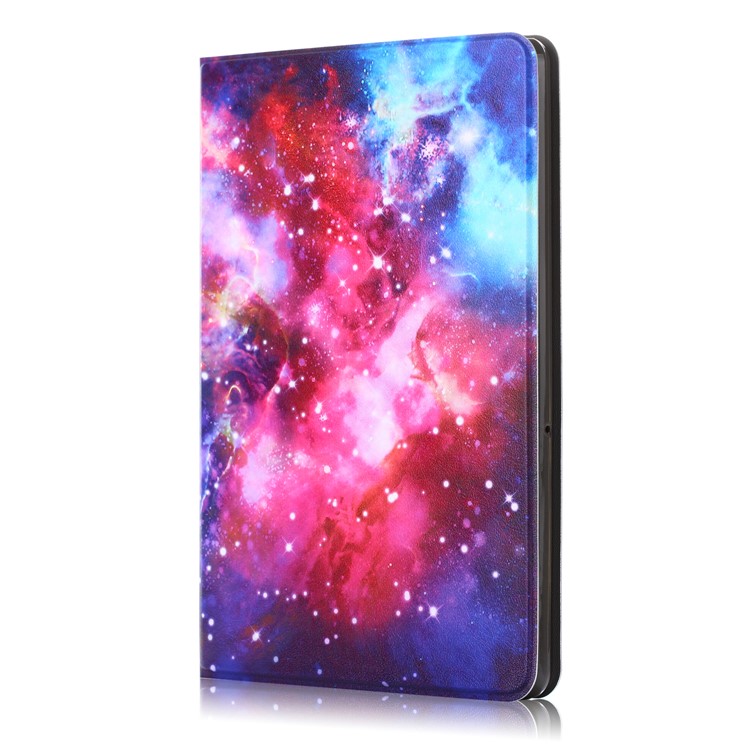 Pattern Printing PU Leather Stand Cover for Huawei MediaPad T5 10 / Honor Pad 5 10.1 inch / Enjoy Pad 10.1 inch - Universe-4