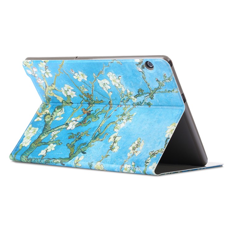 Шаблон Печати PU Кожаный Чехол Подставка Для Huawei Mediapad T5 10 / Honord Pad 5 10,1 Дюйма / Наслаждайся Колодкой 10,1 Дюйма - Wintersweet-6