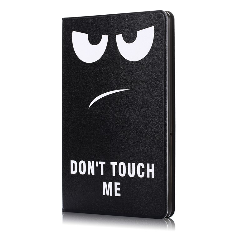 Pattern Printing Leather Shell for Huawei MediaPad T5 10 / Honor Pad 5 10.1 inch / Enjoy Pad 10.1 inch - Do Not Touch Me-4