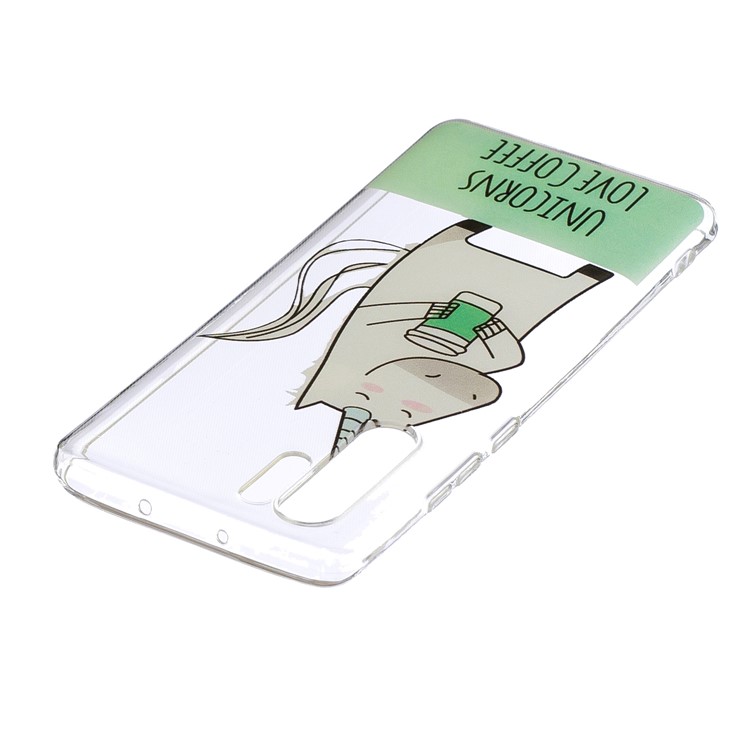 Pattern Printing IMD TPU Soft Case for Huawei P30 Pro - Unicorns Love Coffee-4