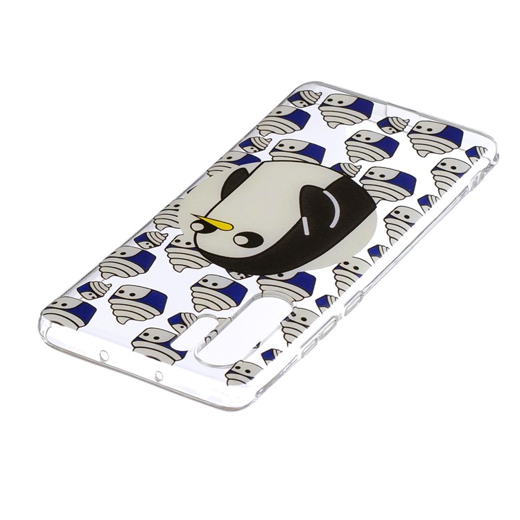 Pattern Printing IMD TPU Flexible Case for Huawei P30 Pro - Penguin and Ice Cream-4