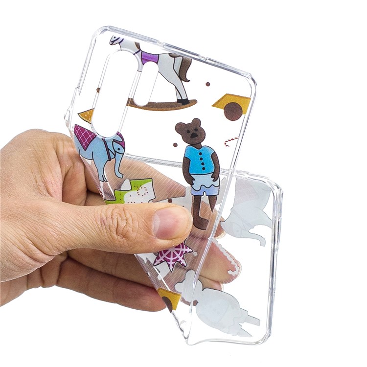 Pattern Printing IMD TPU Protective Case for Huawei P30 Pro - Elephant and Horse-5