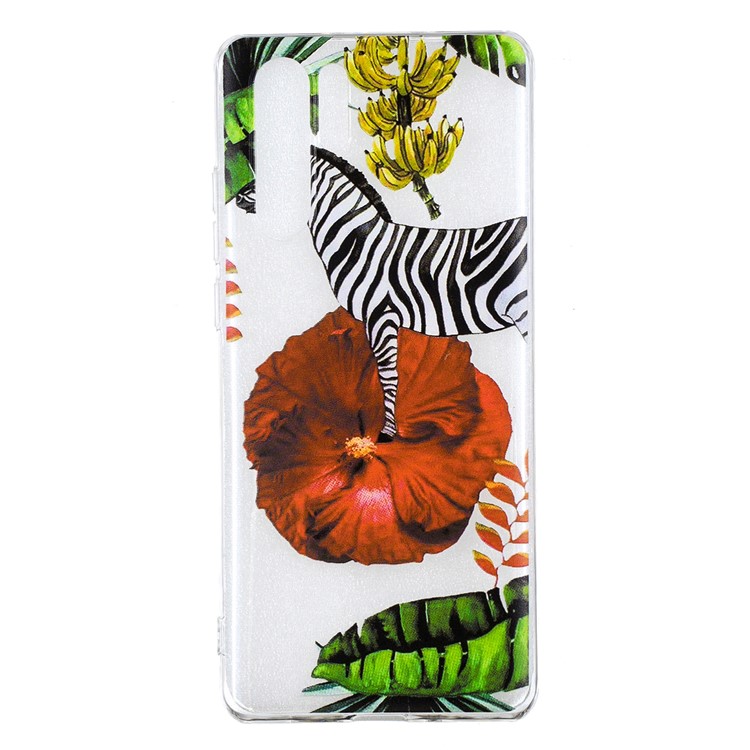 Pattern Printing IMD TPU Case Accessory for Huawei P30 Pro - Zebra-2