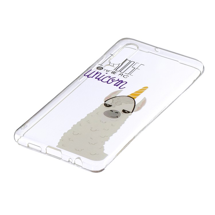 Pattern Printing Soft TPU Case for Huawei P30 - Unicorn-3