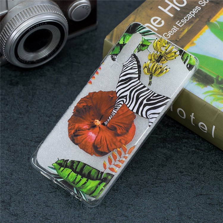 Pattern Printing Soft TPU Casing for Huawei P30 - Zebra-1