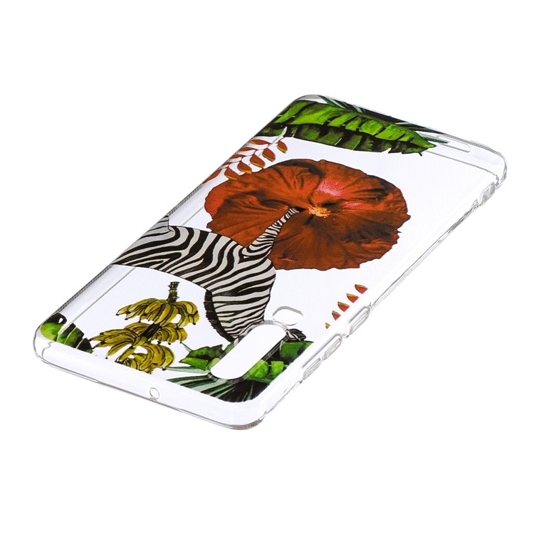 Pattern Printing Soft TPU Casing for Huawei P30 - Zebra-4