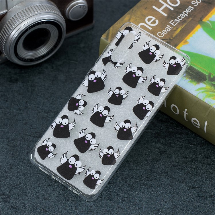 Pattern Printing Soft TPU Mobile Phone Case for Huawei P30 - Birds-1