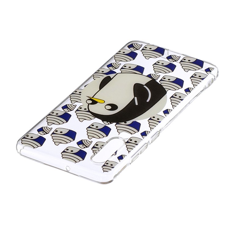 Pattern Printing Soft TPU Cell Phone Case for Huawei P30 - Penguins-4