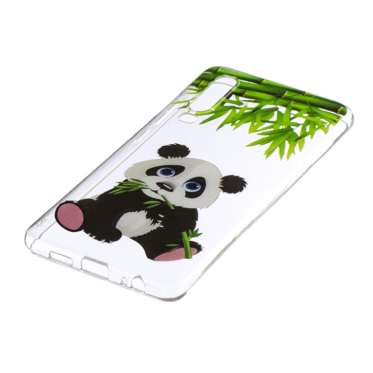 Pattern Printing Soft TPU Cell Phone Shell for Huawei P30 - Panda-3