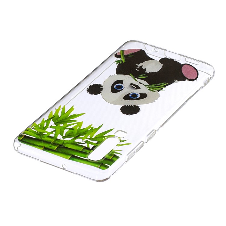 Pattern Printing Soft TPU Cell Phone Shell for Huawei P30 - Panda-4