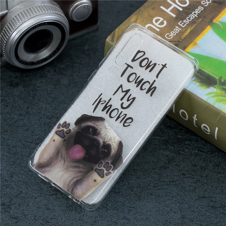 Pattern Printing Soft TPU Back Cover for Huawei P30 - Cute Dog-1