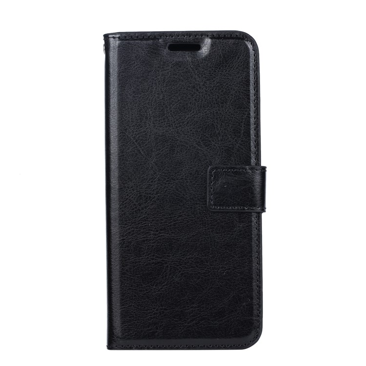 Crazy Horse Texture Wallet Stand Leather Phone Case for Huawei P30 Pro - Black-2