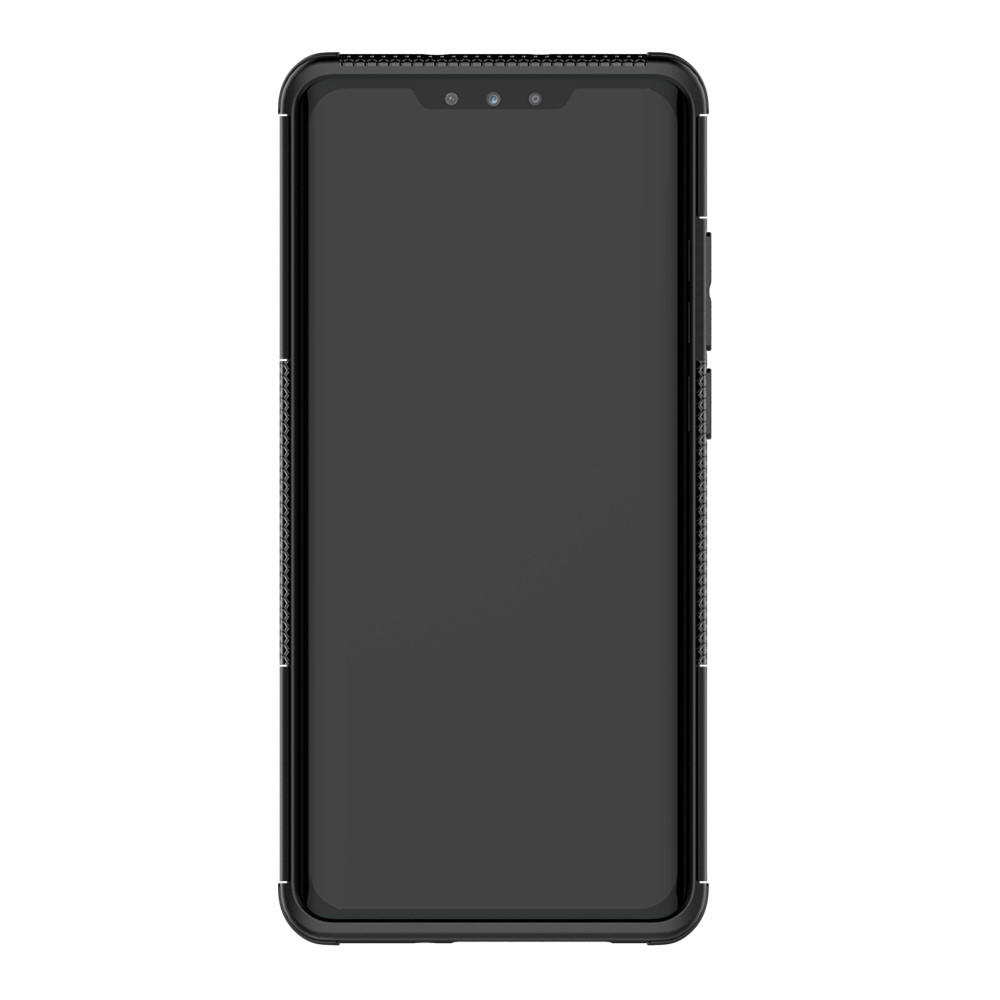 Anti-slip PC + TPU Hybrid Case Con Kickstand Para Huawei P30 Pro - Negro-4