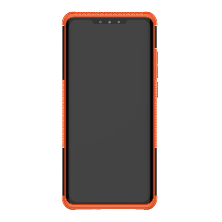 Anti-slip PC + TPU Hybrid Mobile Phone Case with Kickstand for Huawei P30 Pro - Orange-4
