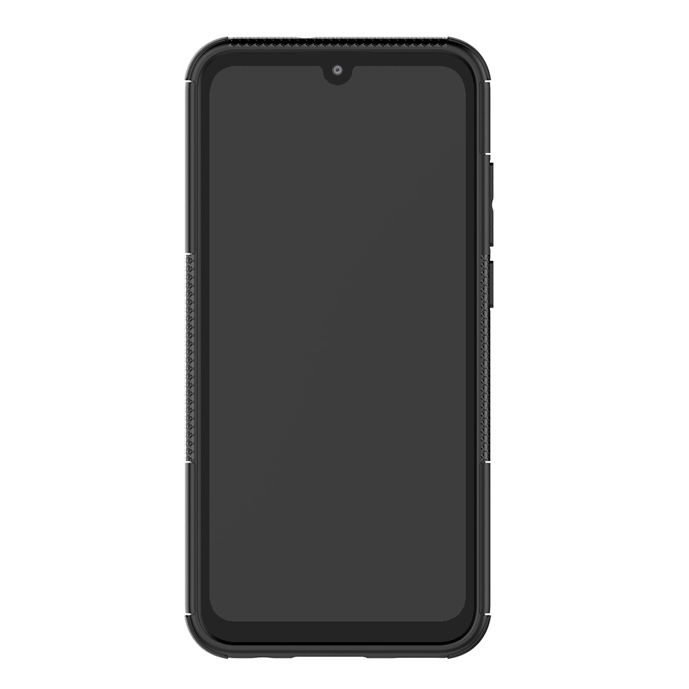 Anti-slip PC + TPU Hybrid Kickstand Case Para Huawei P Smart (2019) / P Smart+(2019) - Negro