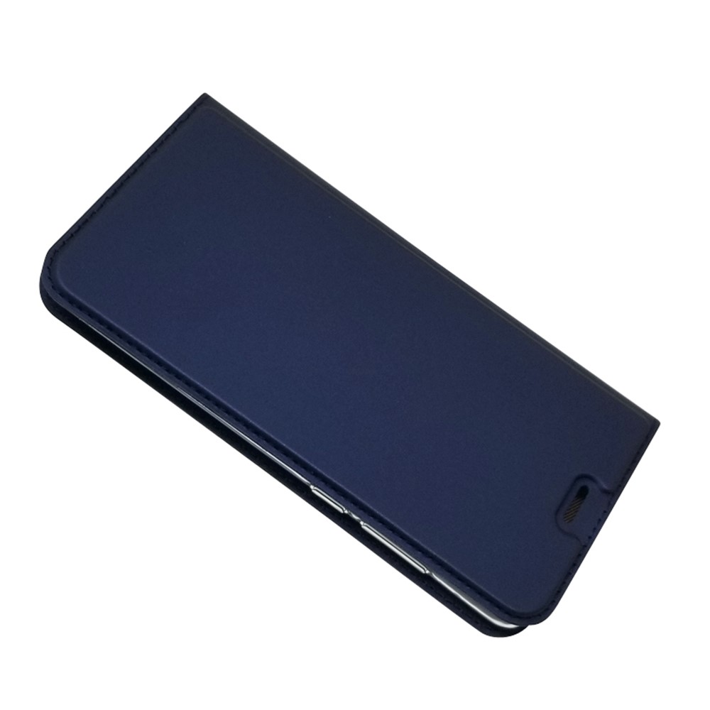 Involucro In Pelle Autoassorbita Con Slot Per Scheda Per Huawei P30 - Blu-3