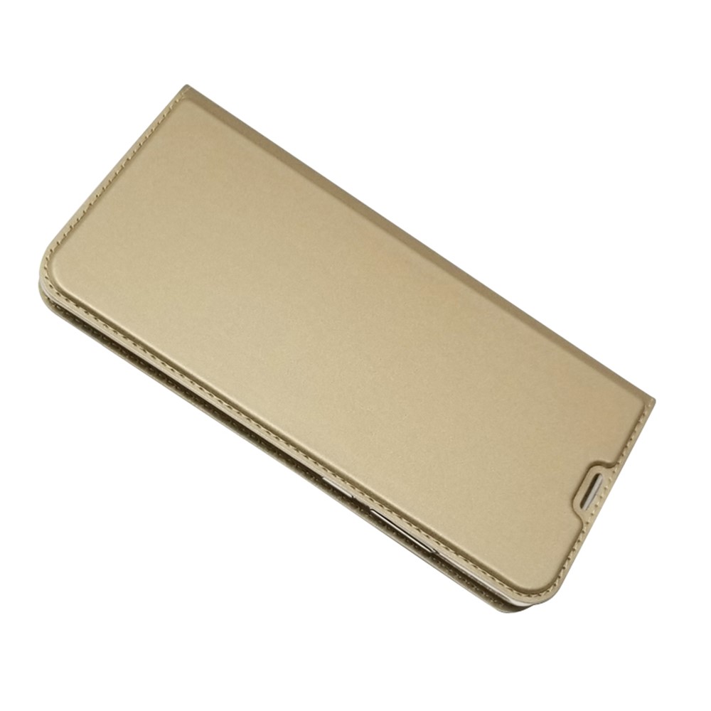 Auto-absorbed Stand Leather Cover with Card Slot for Huawei P30 Pro - Gold-3