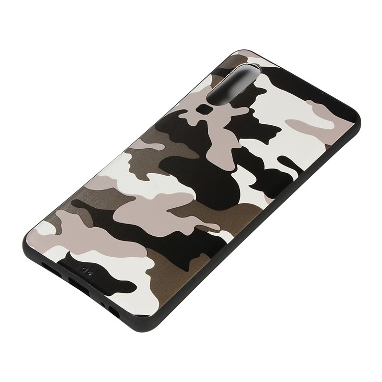Camouflage Pattern TPU Protection Mobile Phone Shell for Huawei P30 - White-4
