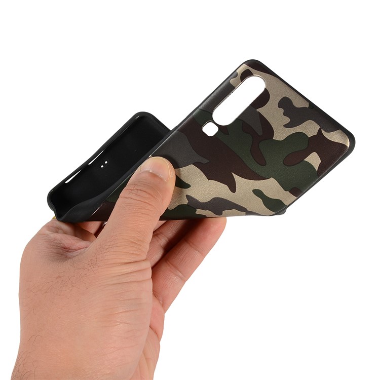 Camouflage Pattern TPU Phone Casing for Huawei P30 - Green-4