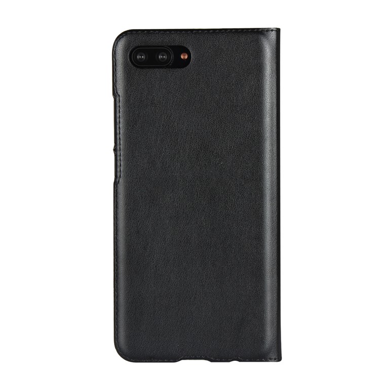 Dual View Window Slim Leather Protective Cover for Huawei Honor 10 - Black-4