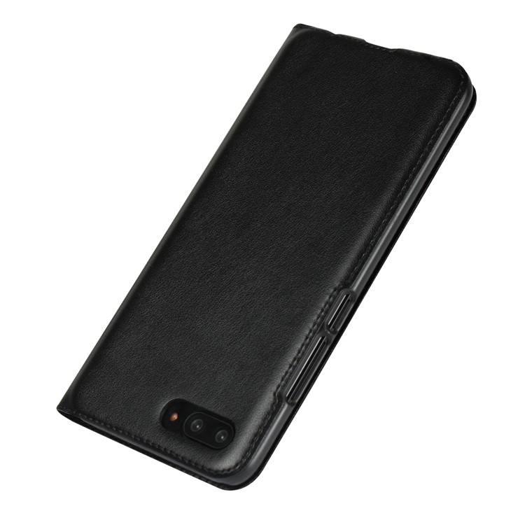 Dual View Window Slim Leather Protective Cover for Huawei Honor 10 - Black-6