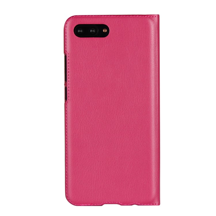 Dual View Window Slim Leather Protective Shell for Huawei Honor 10 - Rose-4