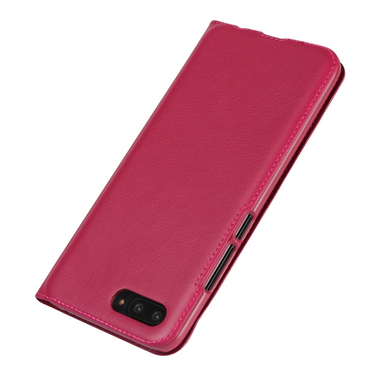 Dual View Window Slim Leather Protective Shell for Huawei Honor 10 - Rose-6