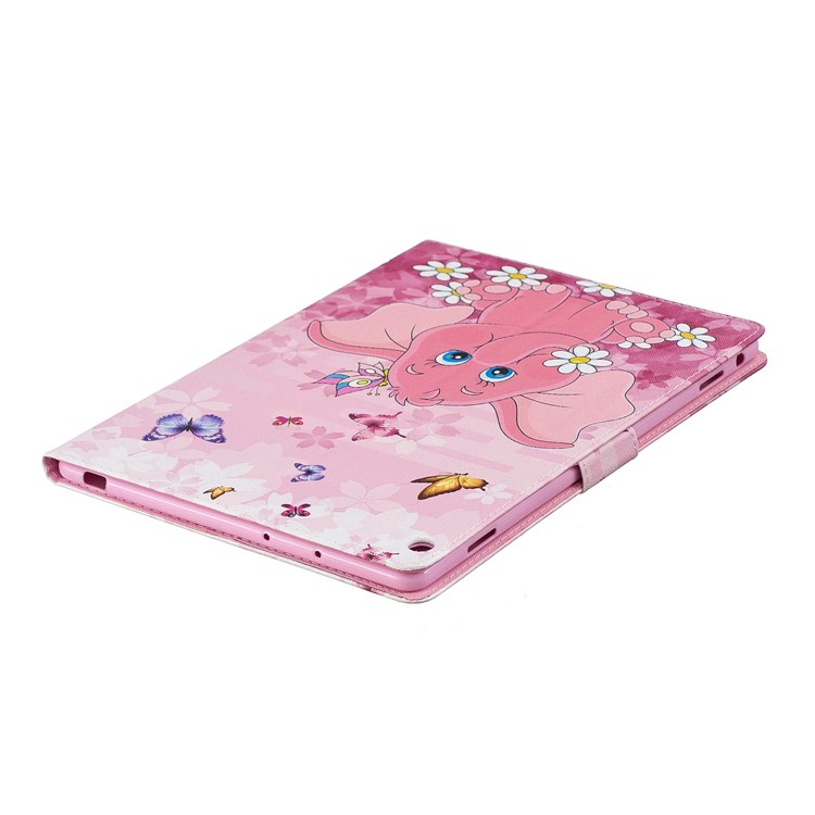 Pattern Printing PU Leather Card lots Tablet Shell for Huawei MediaPad M3 Lite 10 - Elephant-4