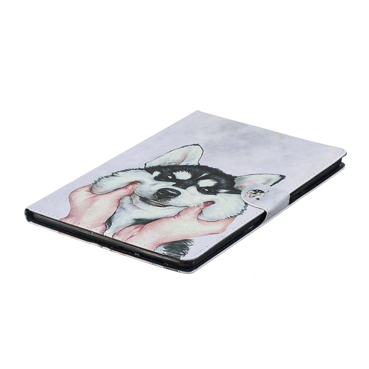 Pattern Printing PU Leather Wallet Stand Cover for Huawei MediaPad T3 10 - Husky-3