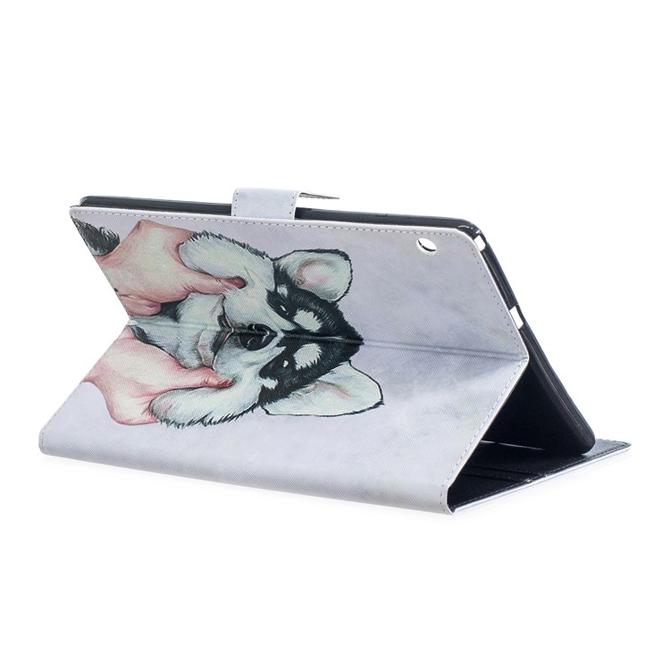 Pattern Printing PU Leather Wallet Stand Cover for Huawei MediaPad T3 10 - Husky-5