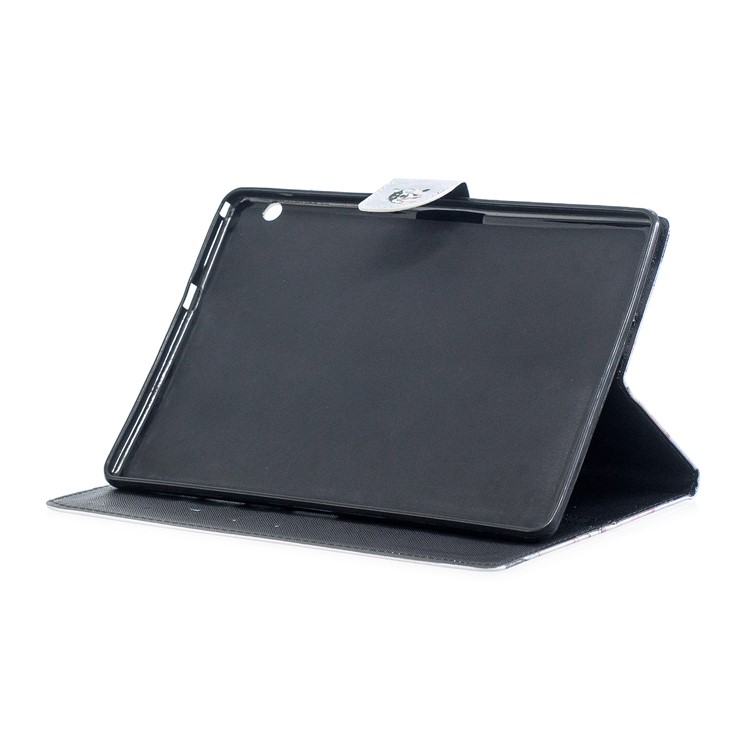 Pattern Printing PU Leather Wallet Stand Cover for Huawei MediaPad T3 10 - Husky-7