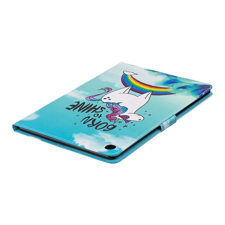 Pattern Printing PU Leather Protection Cover for Huawei MediaPad M5 10.8 - Unicorn Pattern-4