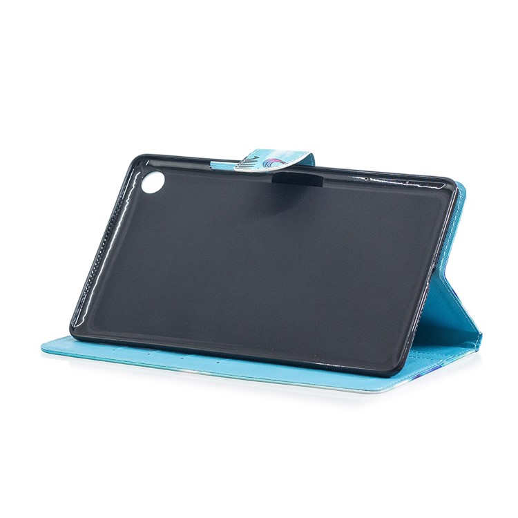 Pattern Printing PU Leather Wallet Stand Cover for Huawei MediaPad M5 8 (8.4-inch) - Unicorn Pattern-7