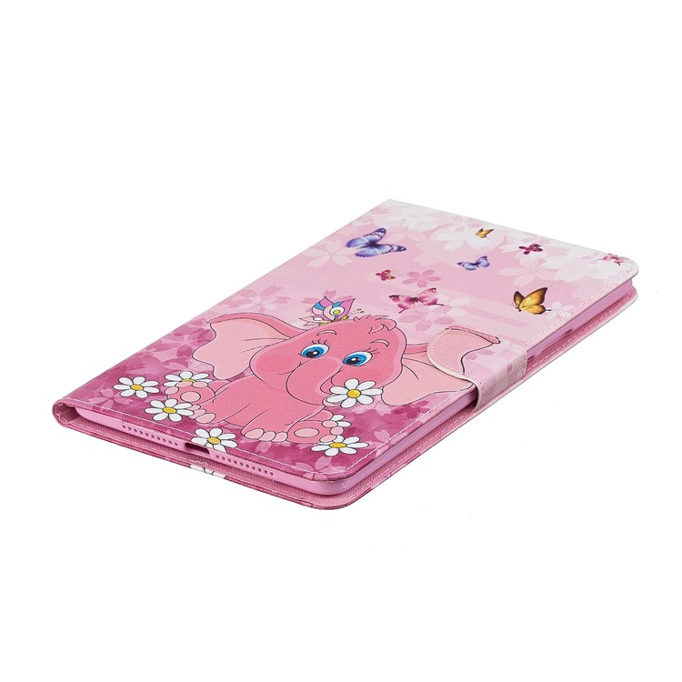 Pattern Printing PU Leather Protection Tablet Case Cover for Huawei MediaPad M5 8 (8.4-inch) - Elephant-3