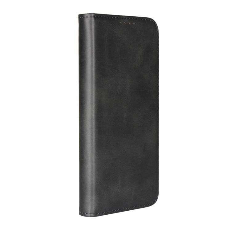 Magnetic Stand Leather Wallet Casing for Huawei Honor 10 Lite/P Smart (2019) - Black-2