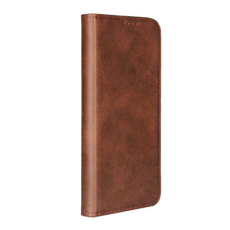 Magnetic Stand Leather Wallet Shell for Huawei Honor 10 Lite/P Smart (2019) - Coffee-2