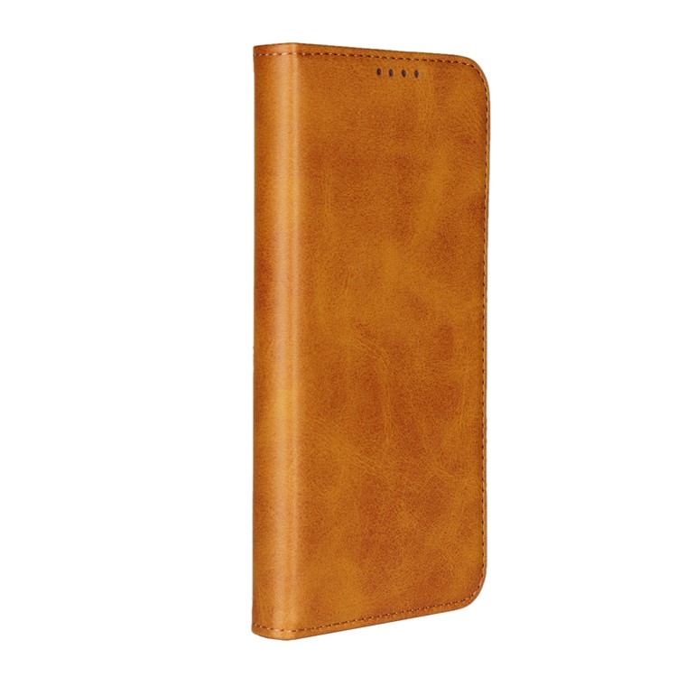 Magnetic Stand Leather Wallet Cellphone Case for Huawei Honor 10 Lite/P Smart (2019) - Brown-2
