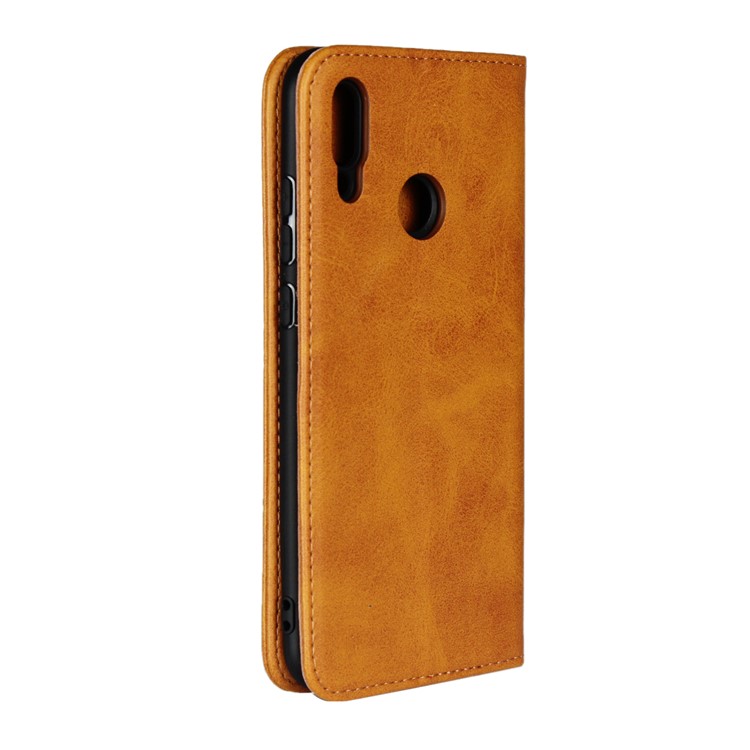 Magnetic Stand Leather Wallet Cellphone Case for Huawei Honor 10 Lite/P Smart (2019) - Brown-3