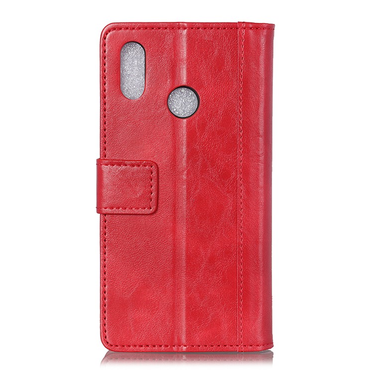 Rivet Decor Stand Wallet Leather Mobile Cover for Huawei P30 Lite/nova 4e/P30 Lite New Edition - Red-5