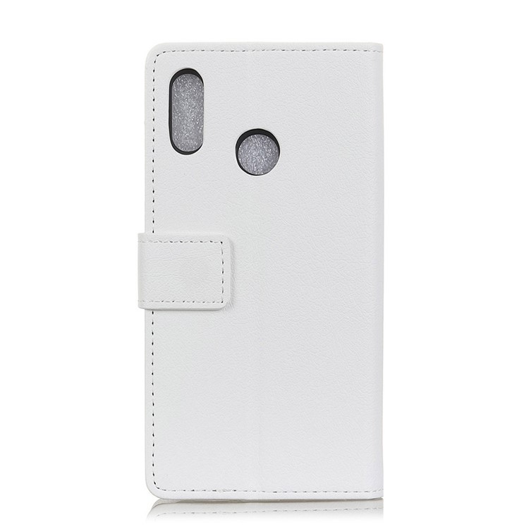 PU Leather Wallet Stand Mobile Phone Cover for Huawei P30 Lite/nova 4e/P30 Lite New Edition - White-3