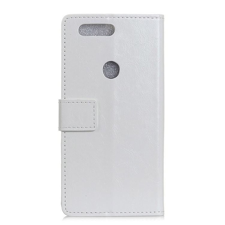 Crazy Horse Stand Leather Protective Cover for Huawei Honor View 20 - White-3