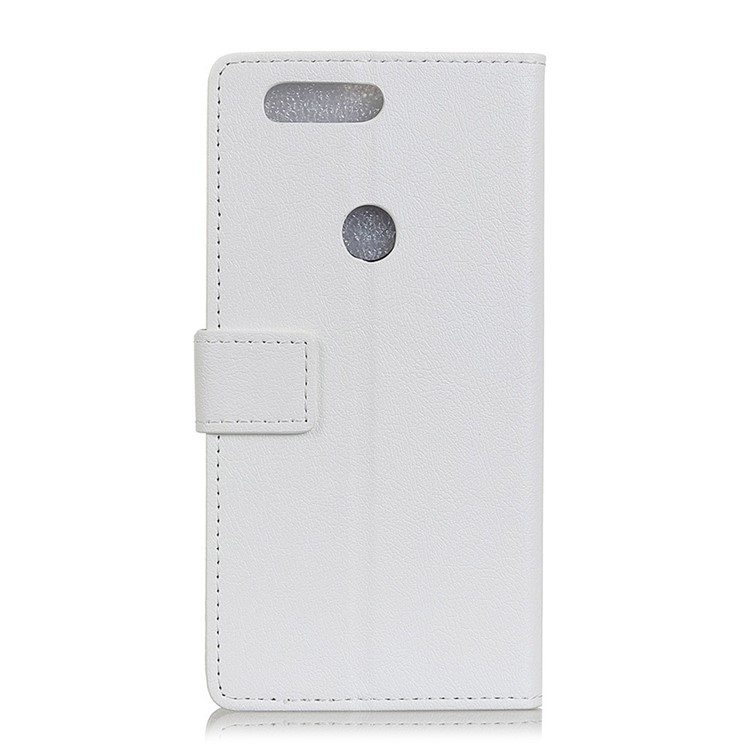 Carteira De Couro Do Plutônio Estande Capa Flip Para Huawei Honra Vista 20 - Branco-2