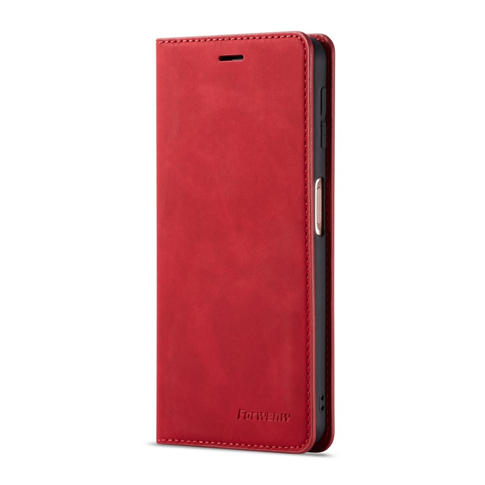 FORWENW Fantasy Series Silky Touch Leather Wallet Cover for Huawei P30 Pro - Red-2
