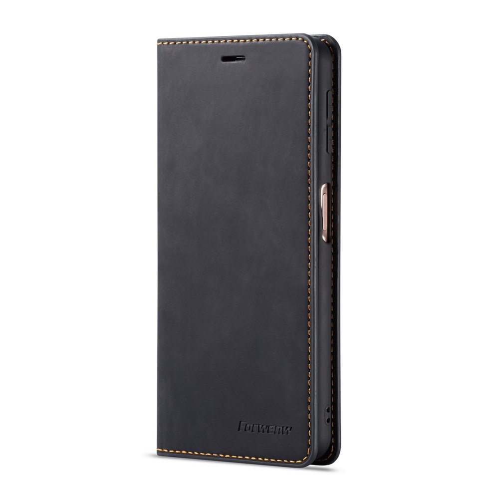 FORWENW Fantasy Series Silky Touch Leather Wallet Case for Huawei P30 - Black-2