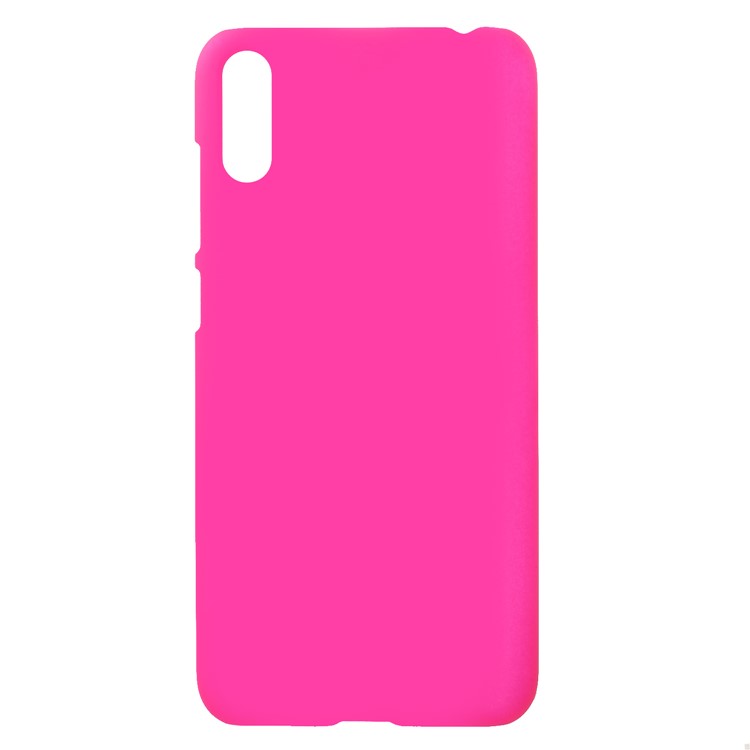 Rubberized Hard Shell Case for Huawei Enjoy 9 / Y7 Pro (2019) - Rose-1