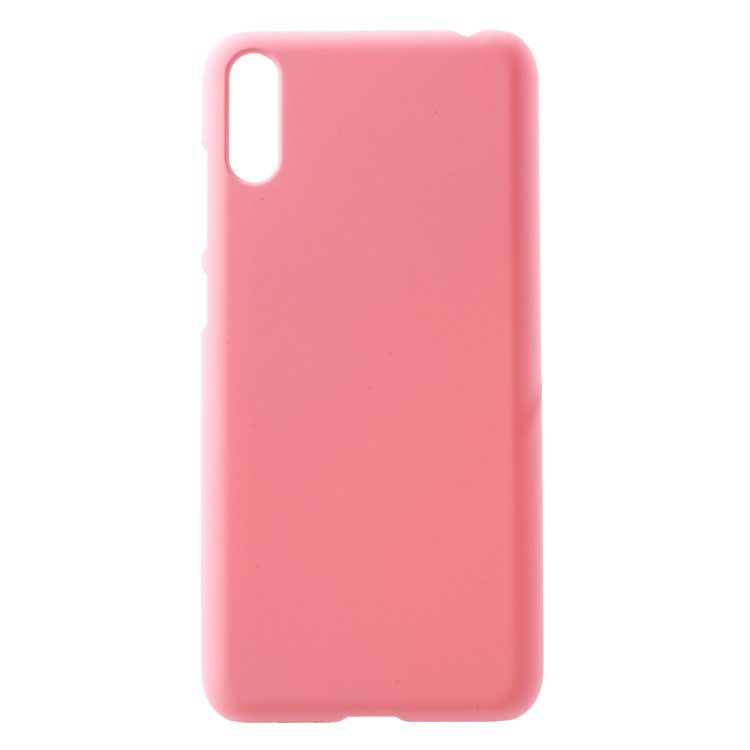 Rubberized Hard Cover Case for Huawei Enjoy 9 / Y7 Pro (2019) - Pink-1