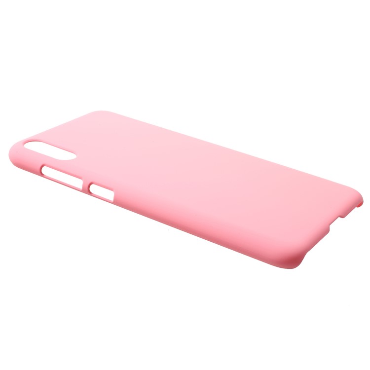 Rubberized Hard Cover Case for Huawei Enjoy 9 / Y7 Pro (2019) - Pink-2